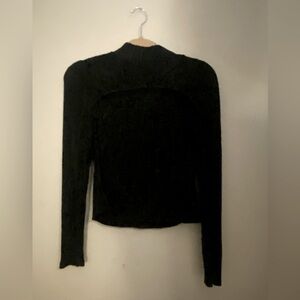 Leith blouse black size small.